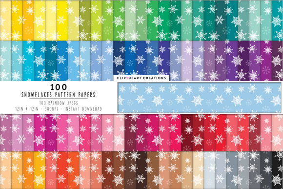 100 Snowflake Pattern Papers: A Comprehensive Overview for Designers and Creators