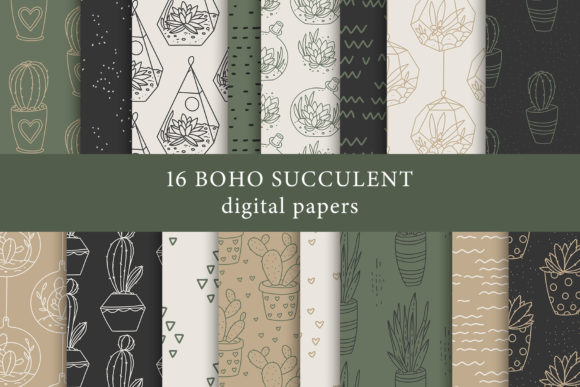 Cactus Succulent Seamless Pattern: A Versatile Design Resource for Creative Projects