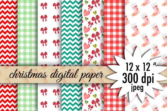 Christmas Digital Paper Set