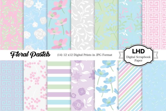Exploring the Versatility of Digital Paper Pastel Florals - Spring