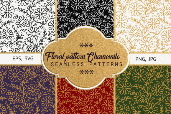 Floral Pattern Chamomile: A Versatile Design Element for Modern Applications