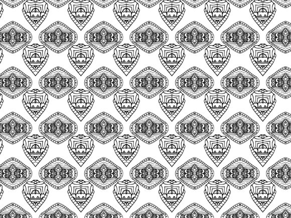Fractal Pattern Arrow Tribal
