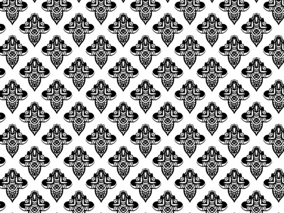 Fractal Pattern Black White Abstract 11: A Versatile Design Element for Modern Applications