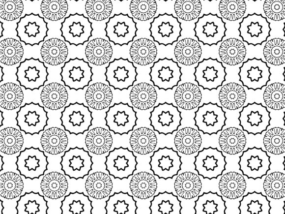 Fractal Pattern Circle Flower Simple
