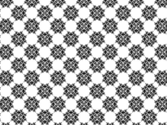 Fractal Pattern Flower Abstract Tribal