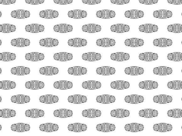 Fractal Pattern Ornament Horizontal: A Versatile Design for Modern Creativity