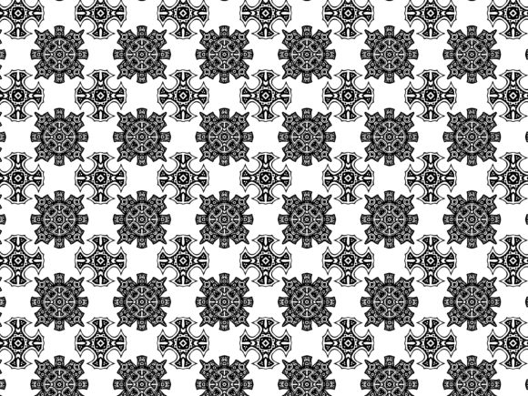 Fractal Pattern Plus Square