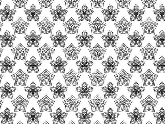 Fractal Pattern Star and Shield