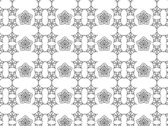 Fractal Pattern Star Arrow Leaf