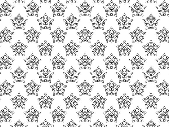 Fractal Pattern Star Shuriken: A Versatile Design for Creative Projects