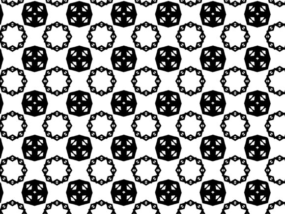 Fractal Pattern Thick Elegant