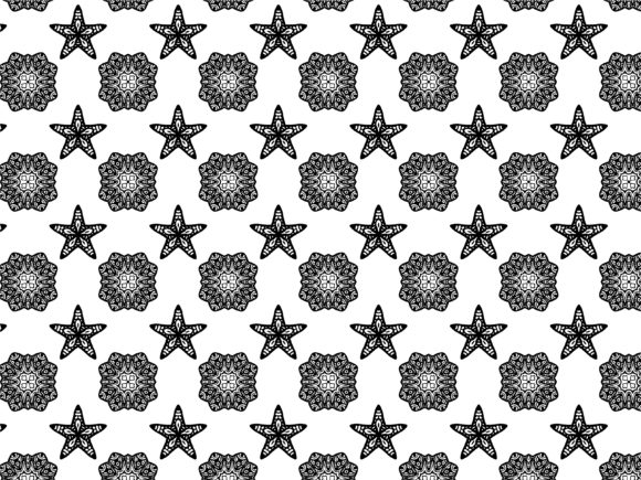 Fractal Pattern Tribal Star Abstract: A Versatile Design Collection for Creative Applications
