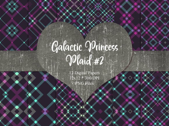 Galactic Princess Plaid 2: A Cosmic Twist on Classic Design for Modern Crafters