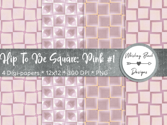 Hip to Be Square Pink 1 Paper Pack