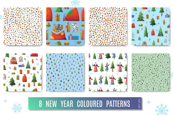 New Year Pattern Collection