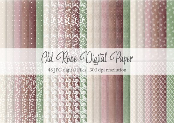 Old Rose Digital Paper: A Timeless Touch for Modern Creative Projects