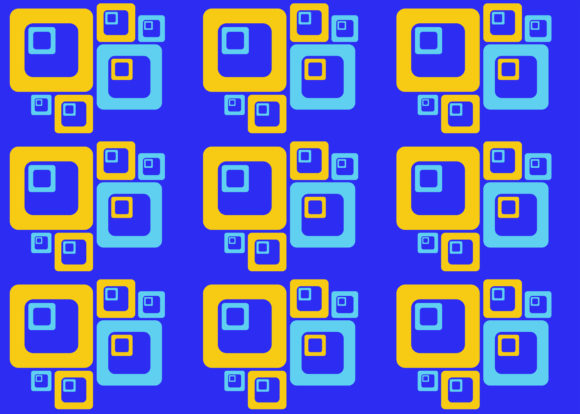 Seamless Pattern Blue Yellow Square: A Versatile Design for Modern Applications