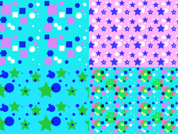 Seamless Pattern Bundling Blue