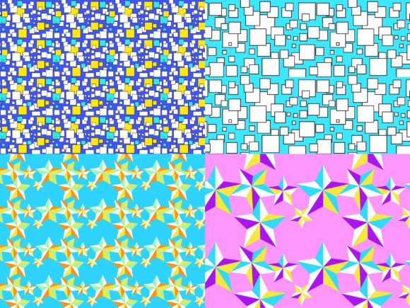 Seamless Pattern Bundling Square Outline