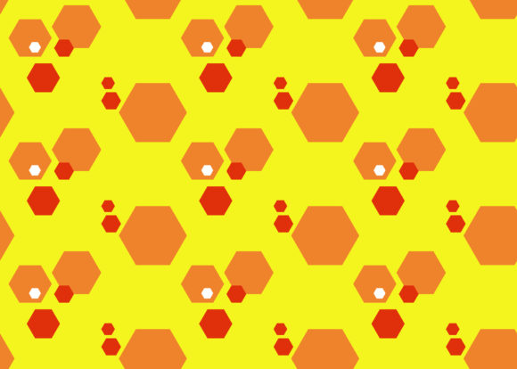 Seamless Pattern Hexagon Yellow: A Versatile Design for Modern Applications