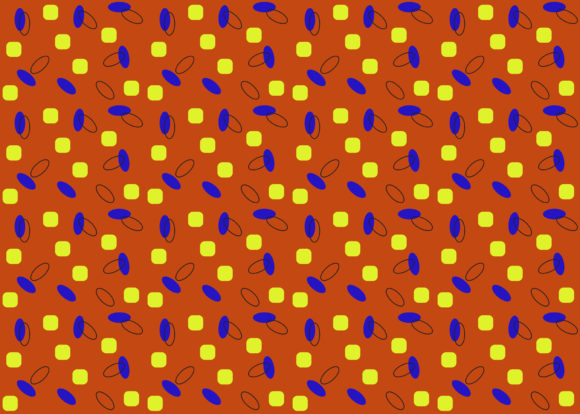 Seamless Pattern Oval Blue