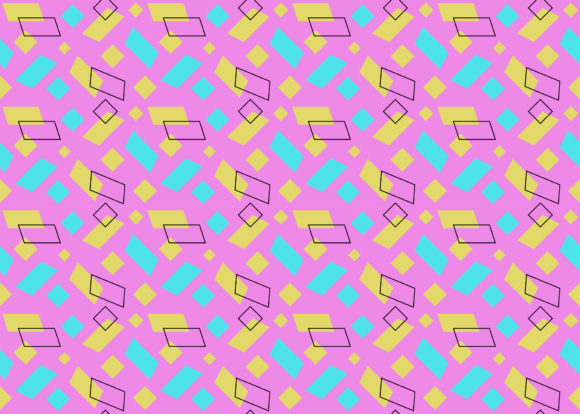 Seamless Pattern Parallelogram Pink