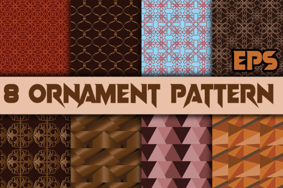 Unique Seamless Pattern from Ornament